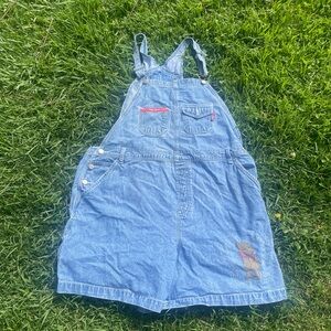Vintage 90s Disney Winnie the Pooh Pooh Bear Denim Overalls Woman’s 22w